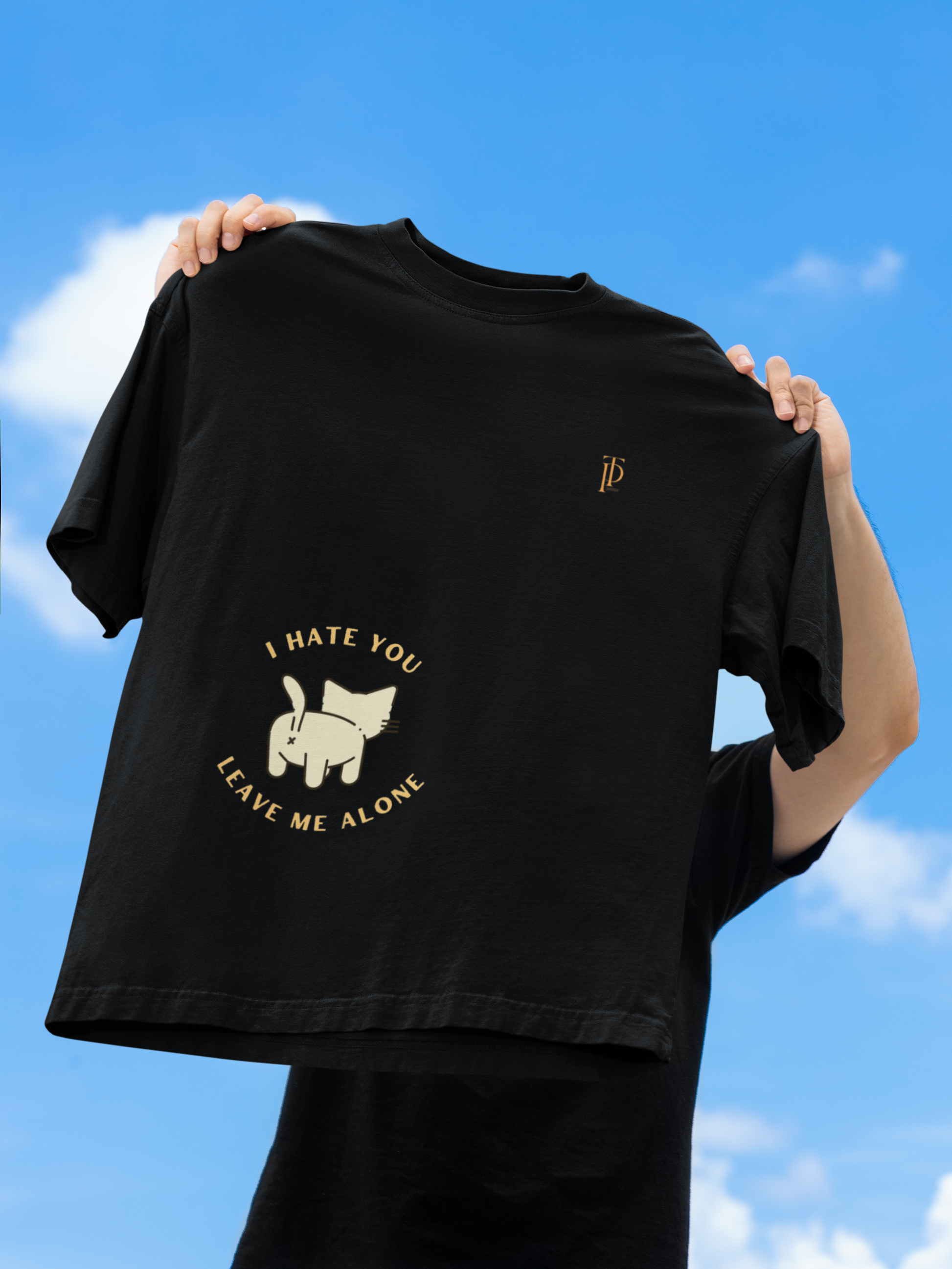 The Anti-Social Cat Tee - Unisex Oversized Classic T-Shirt