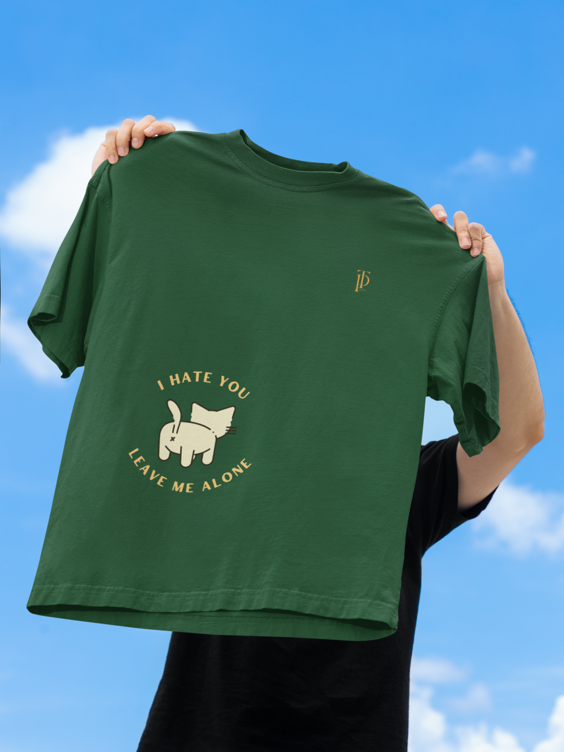 The Anti-Social Cat Tee - Unisex Oversized Classic T-Shirt