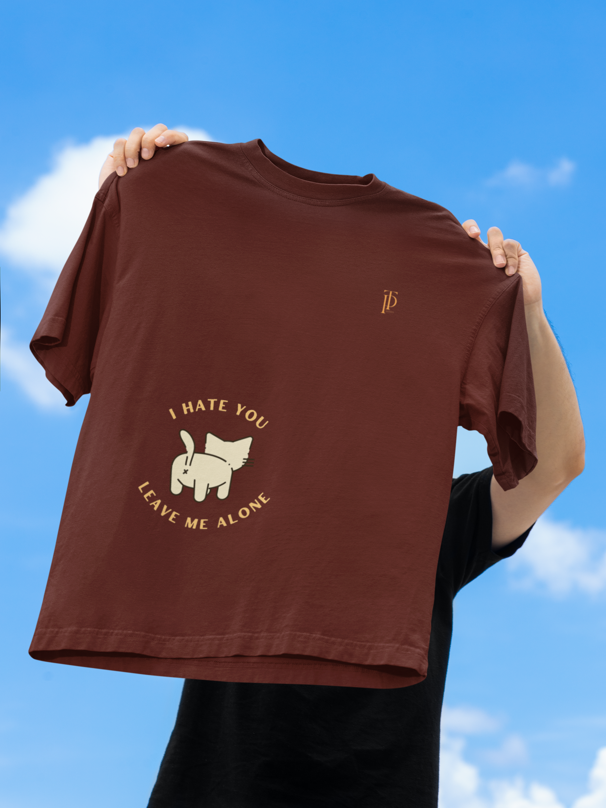 The Anti-Social Cat Tee - Unisex Oversized Classic T-Shirt