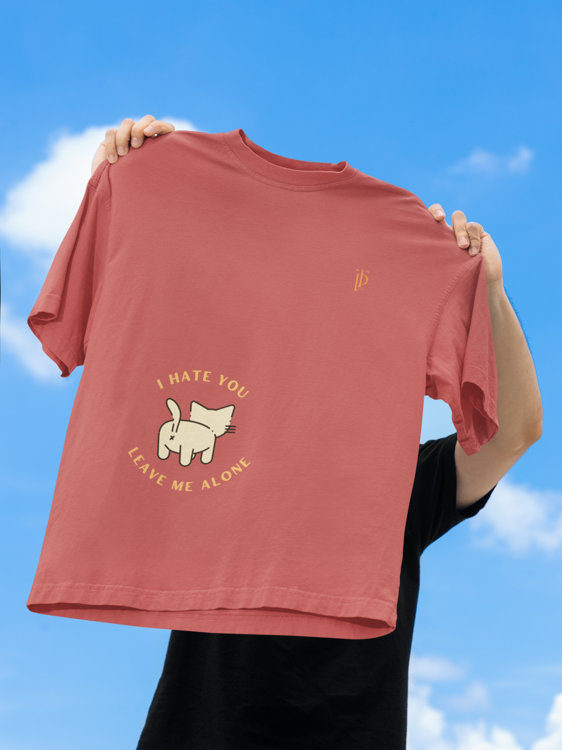 The Anti-Social Cat Tee - Unisex Oversized Classic T-Shirt