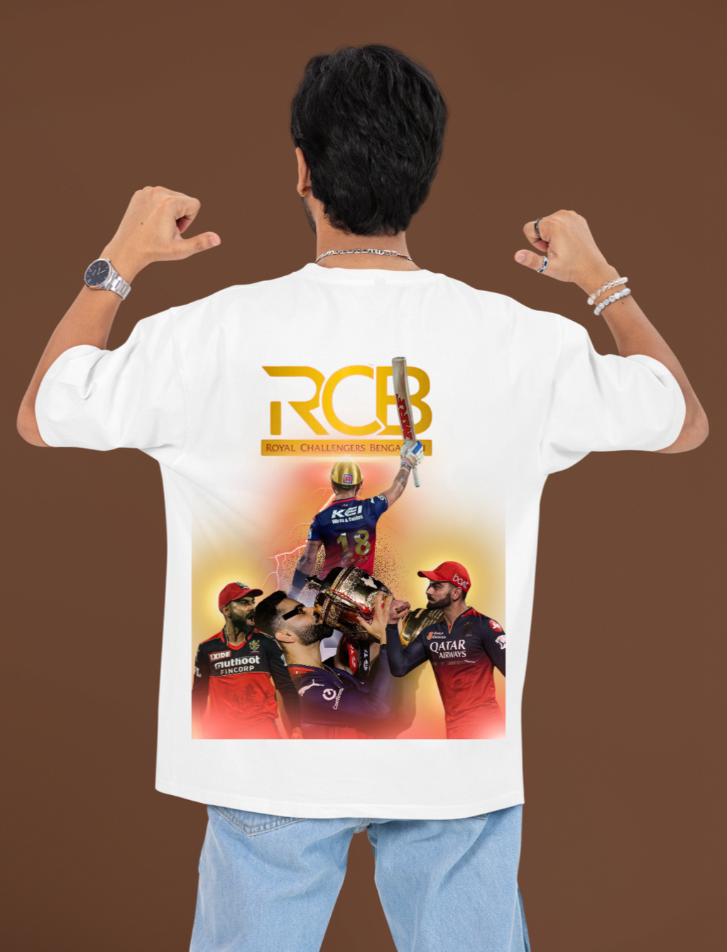 RCB Fan Edition – Unisex Oversized Tee